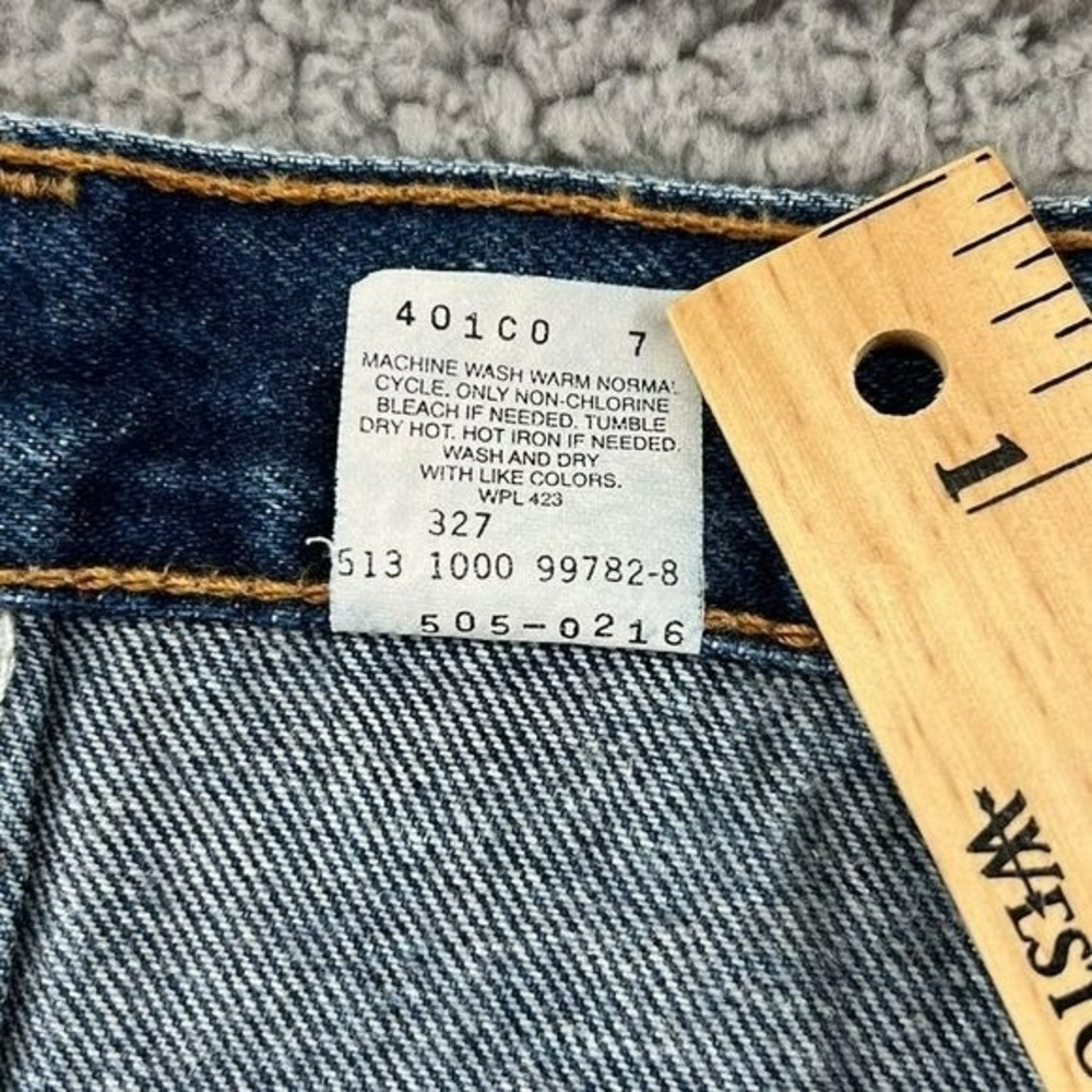 Vintage Y2k Levi's 505 Jeans Men's 40x30 (38x30 Actual) Straight Leg Regular Fit - Picture 11 of 11